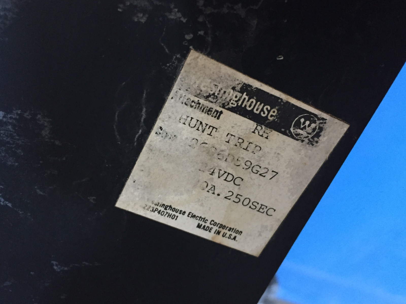 WESTINGHOUSE PB32500F 2000A 600V 3P BREAKER W/2000A TRIP