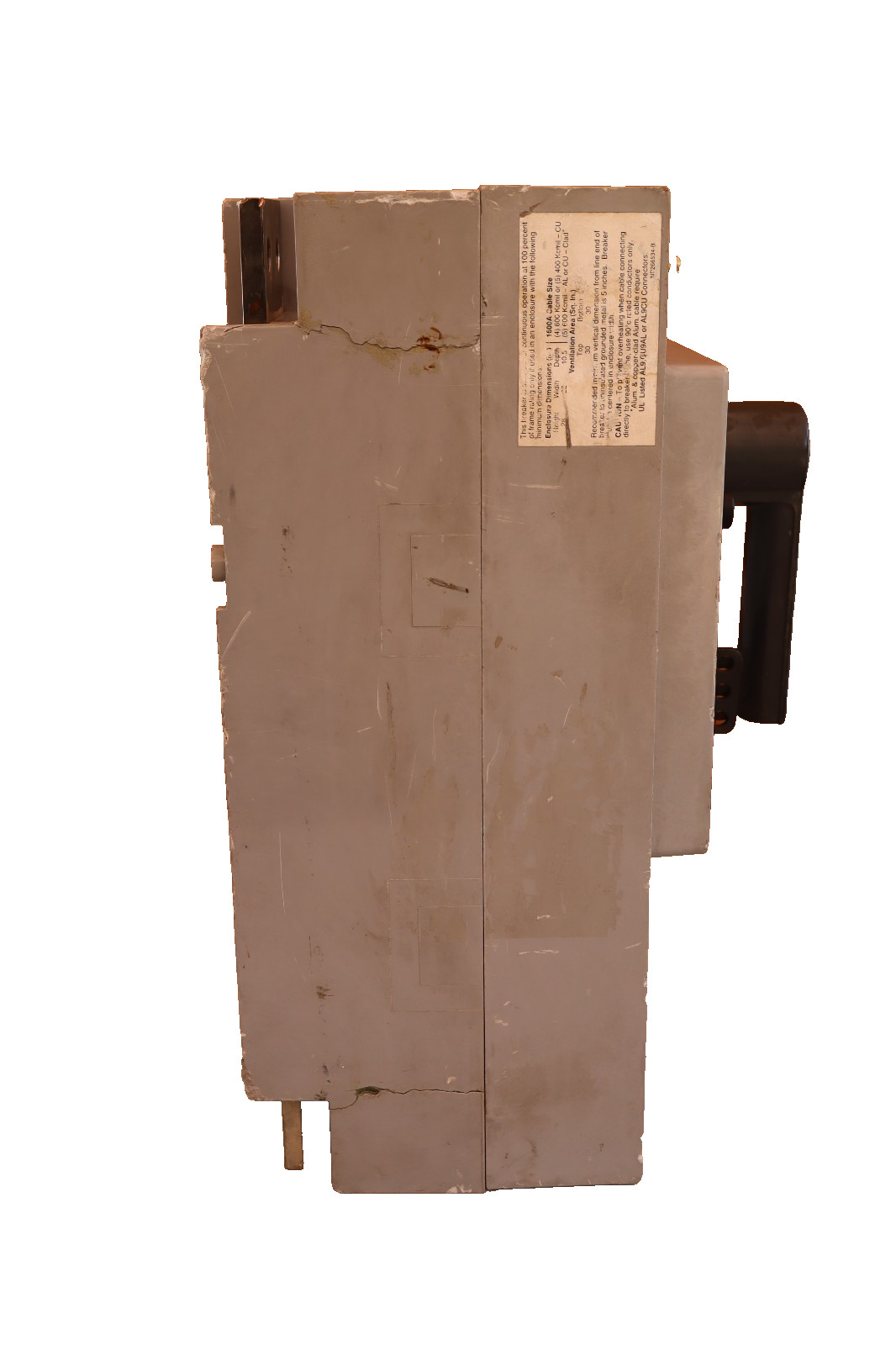 GE Power Break Disconnect 1600 Amp 1600A TP1616TTR Plug TR16B1600 C216LSI