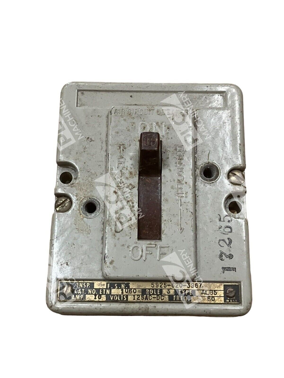 I-T-E ETN1060 Air Circuit Breaker 10A ALB5 5925-620-3967