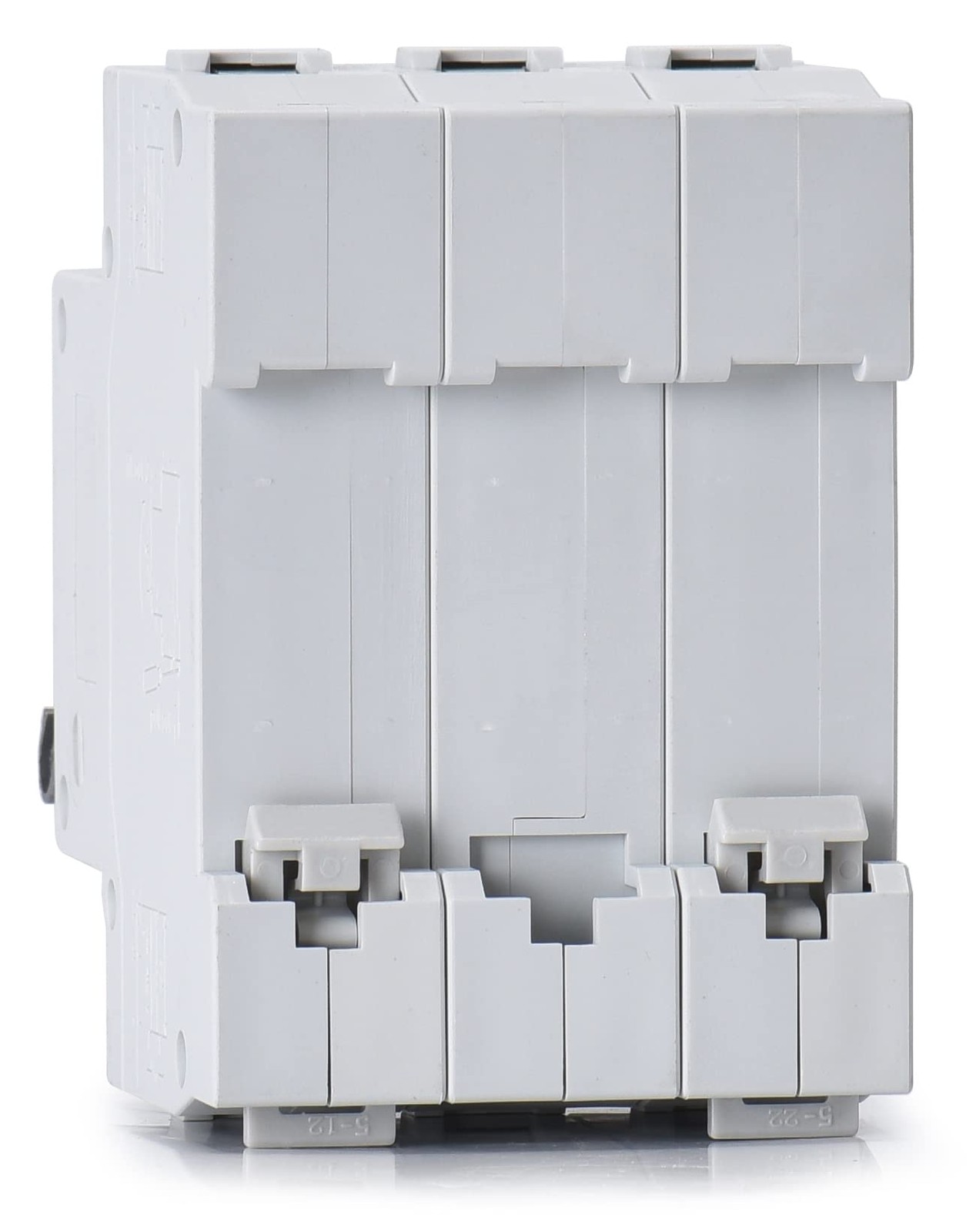 3 Pole DIN Rail Mount Circuit Breaker, 40 Amp 480V AC Miniature Circuit…