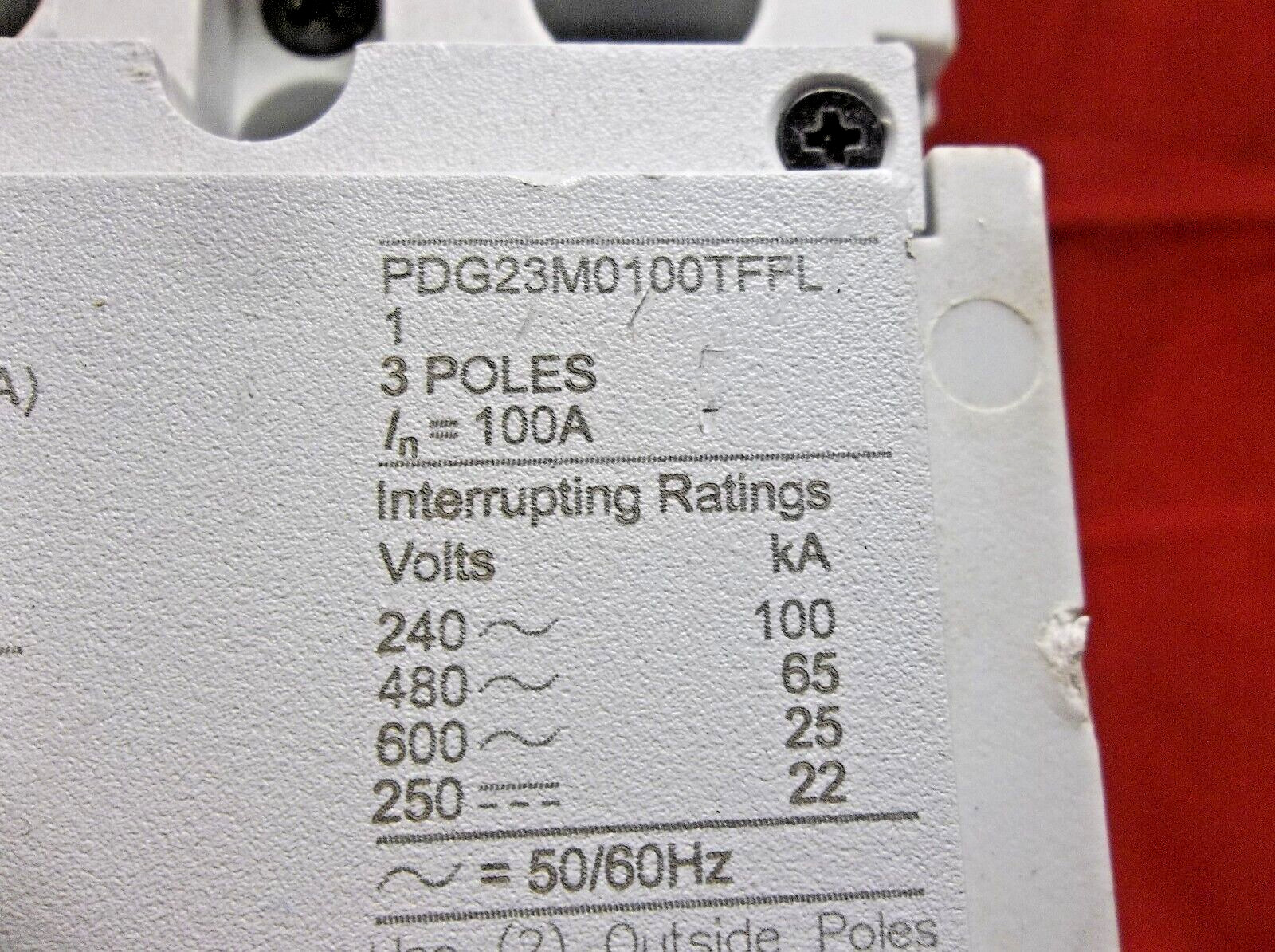 EATON PDG23M0100TFFL circuit breaker 3155B12