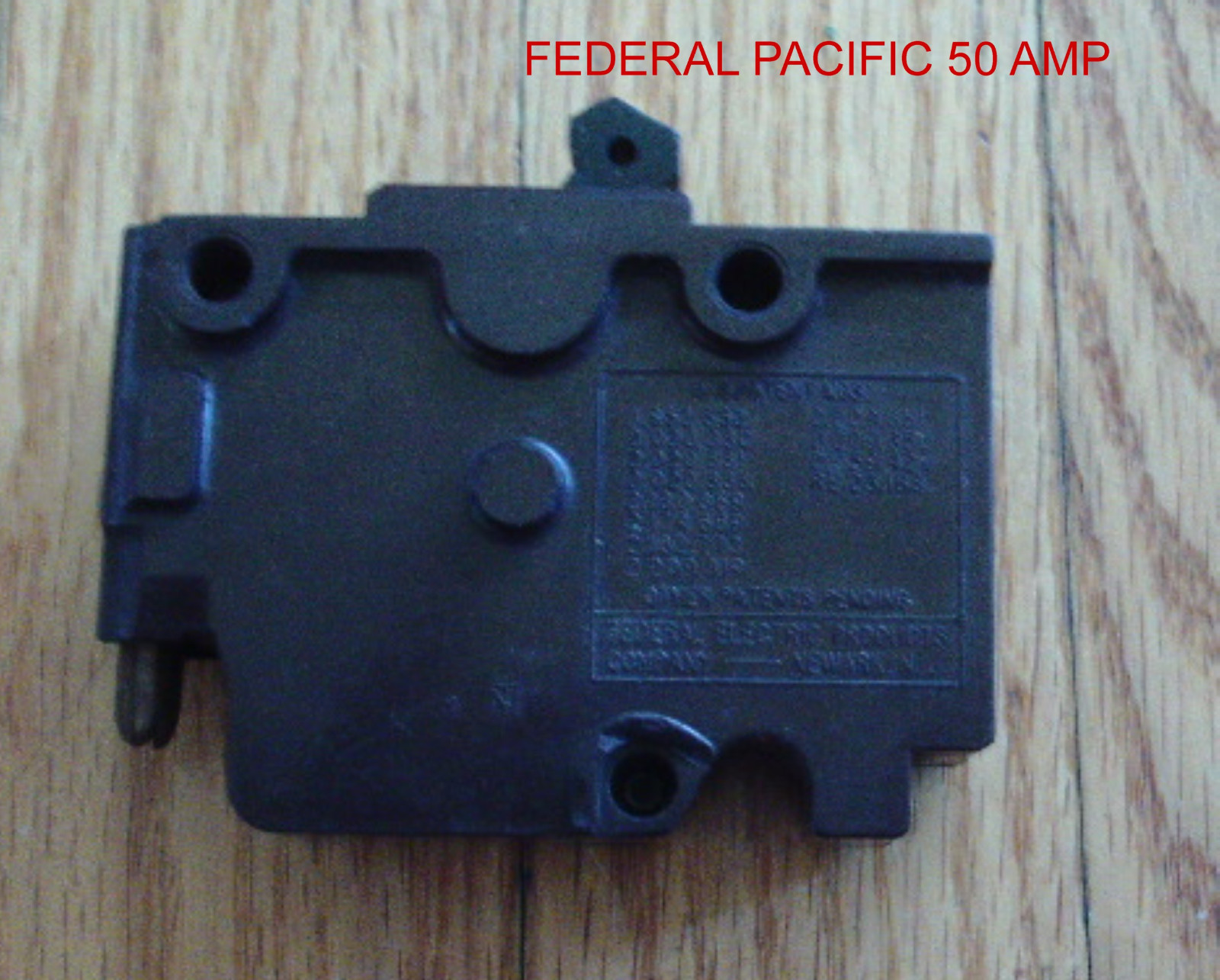 FEDERAL PACIFIC STAB LOK 50 AMP 1 POLE 120/240 VOLT TYPE NA NA150