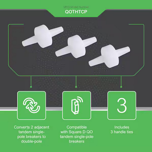QO Tandem Circuit Breaker Handle Tie