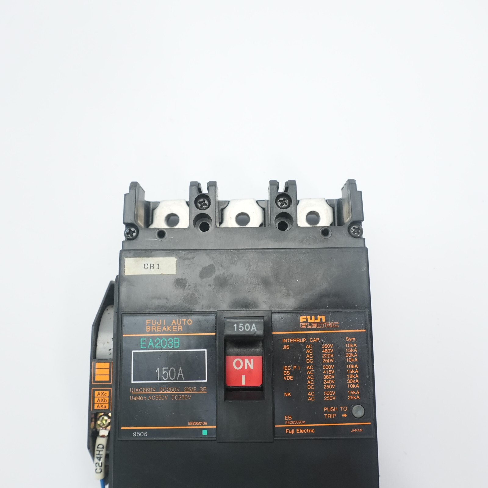 FUJI EA203B AUTO CIRCUIT BREAKER BB3GEC-150 150AMP 3 POLE