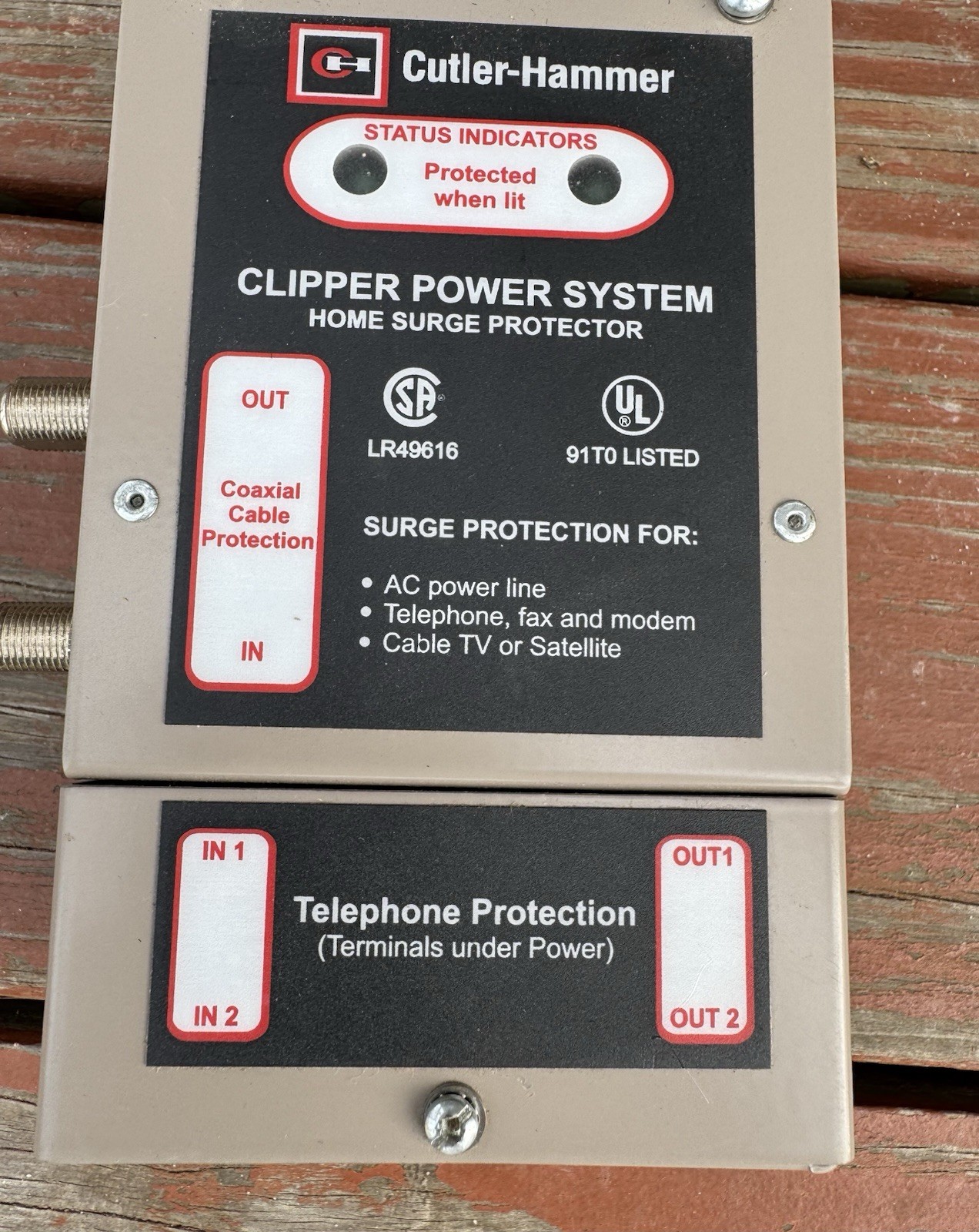 New CUTLER-HAMMER Clipper Power System Home Surge Protector CHSPCHSRB A0HP8H0702