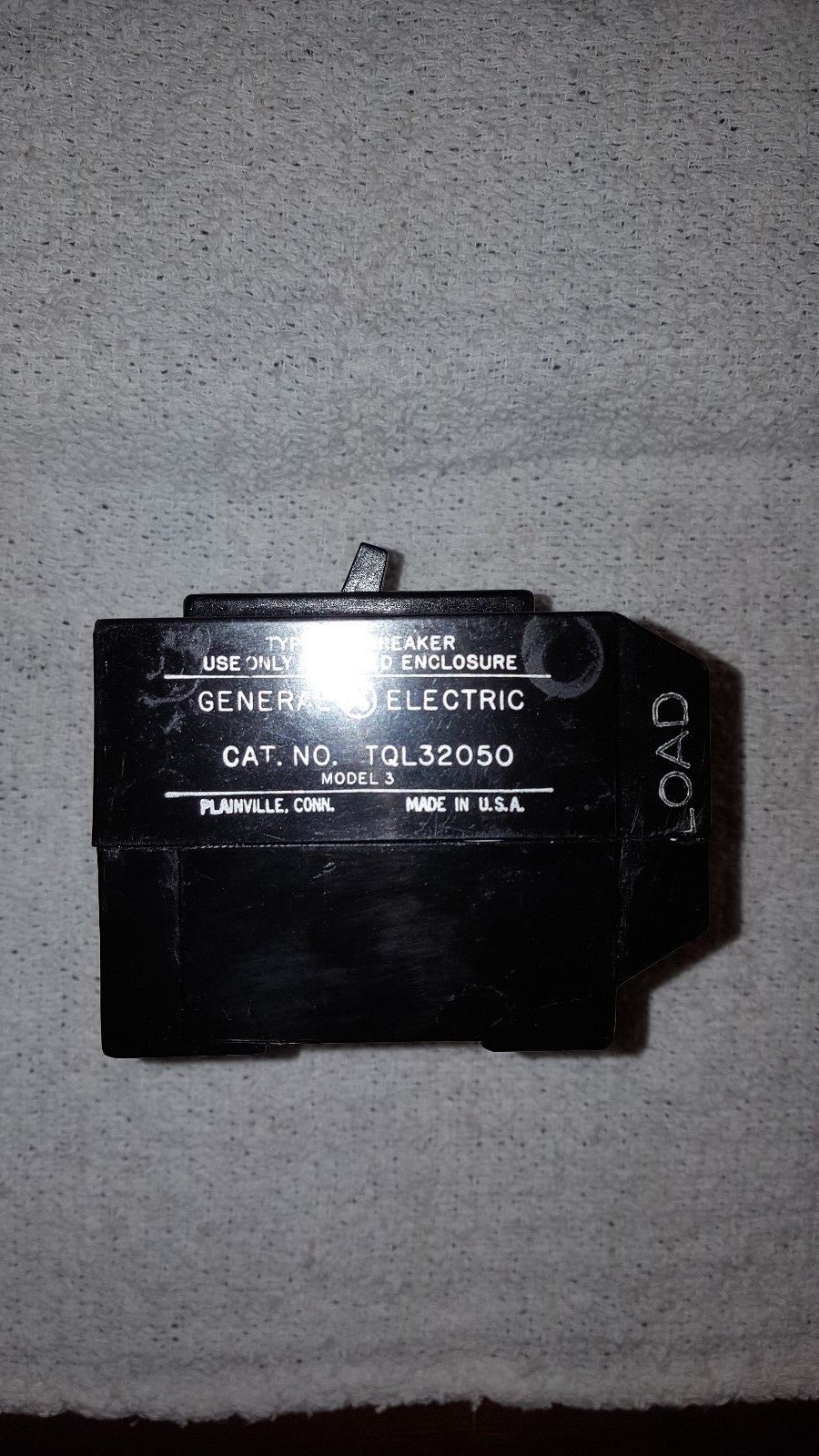 GE TQL32050 TQL 50 amp 3 pole circuit breaker