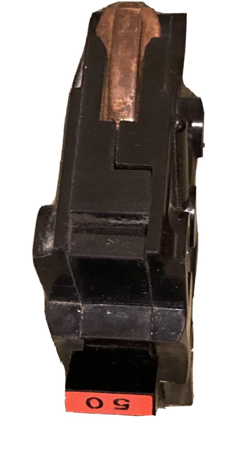 NA250 FPE Federal Pacific 2x NA150 50 Amp 1 Pole Stab-Lok Thick Wide Red w/ HTNA