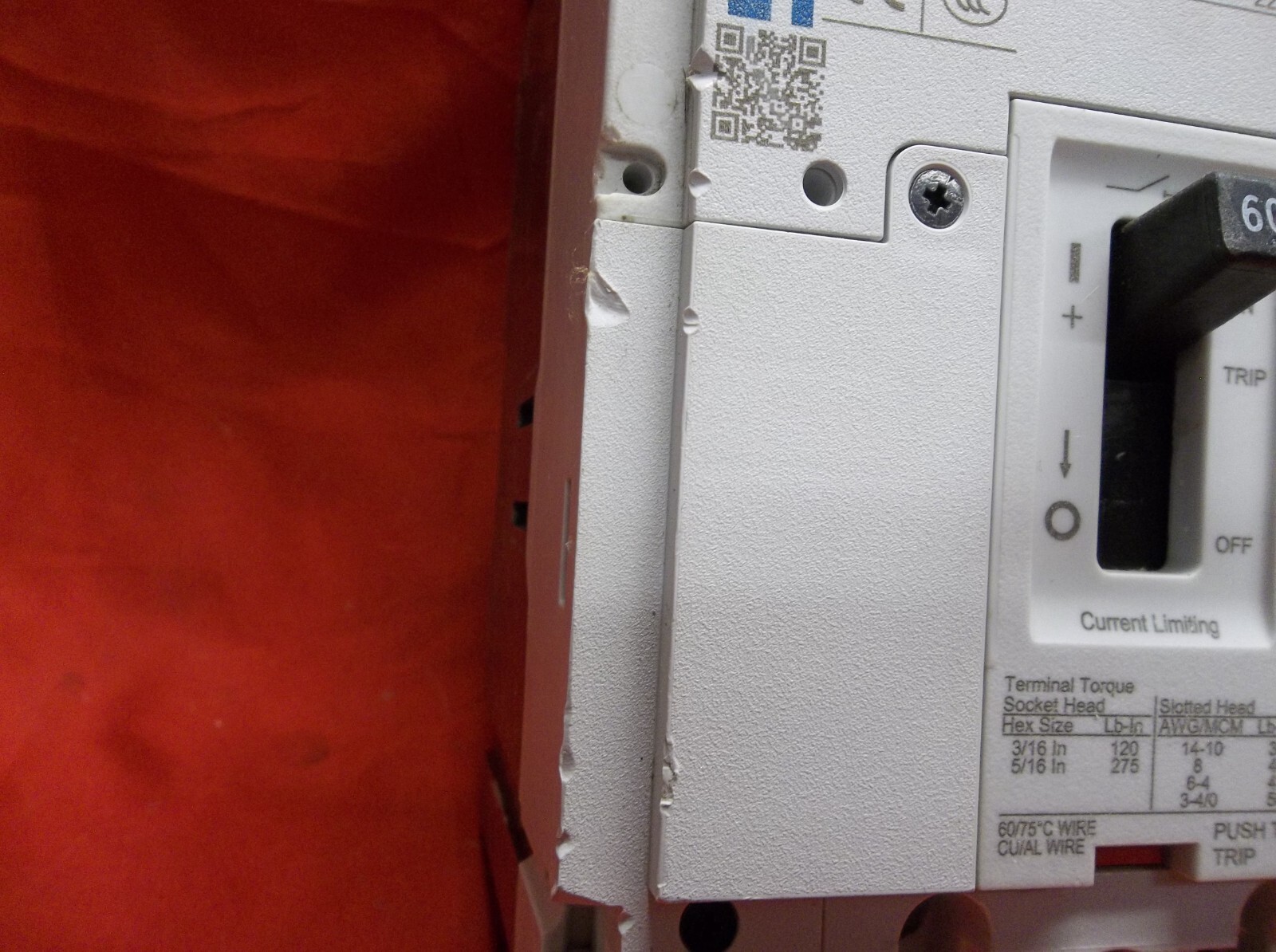 EATON PDG23M0060TFFL circuit breaker 375C9