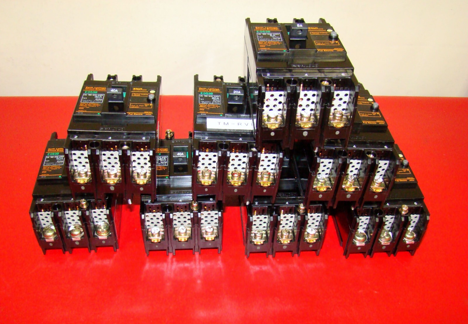 FUJI EG53B 3 Pole (5A) (10A) (15A) (20A) (30A) (40A) 50A Leakage Circuit breaker