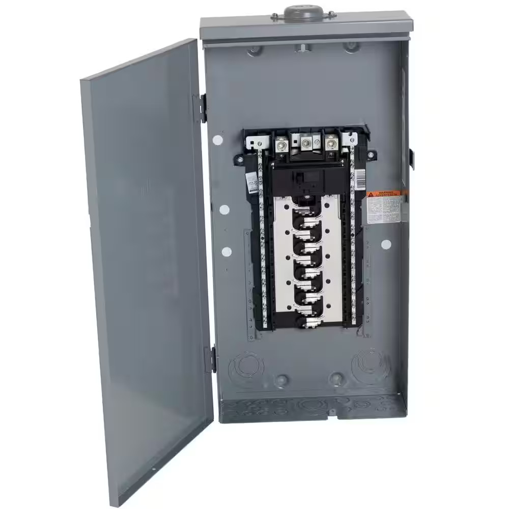 Homeline 200 Amp 20-Space 40-Circuit Outdoor Main Breaker Plug-On Neutral Load C