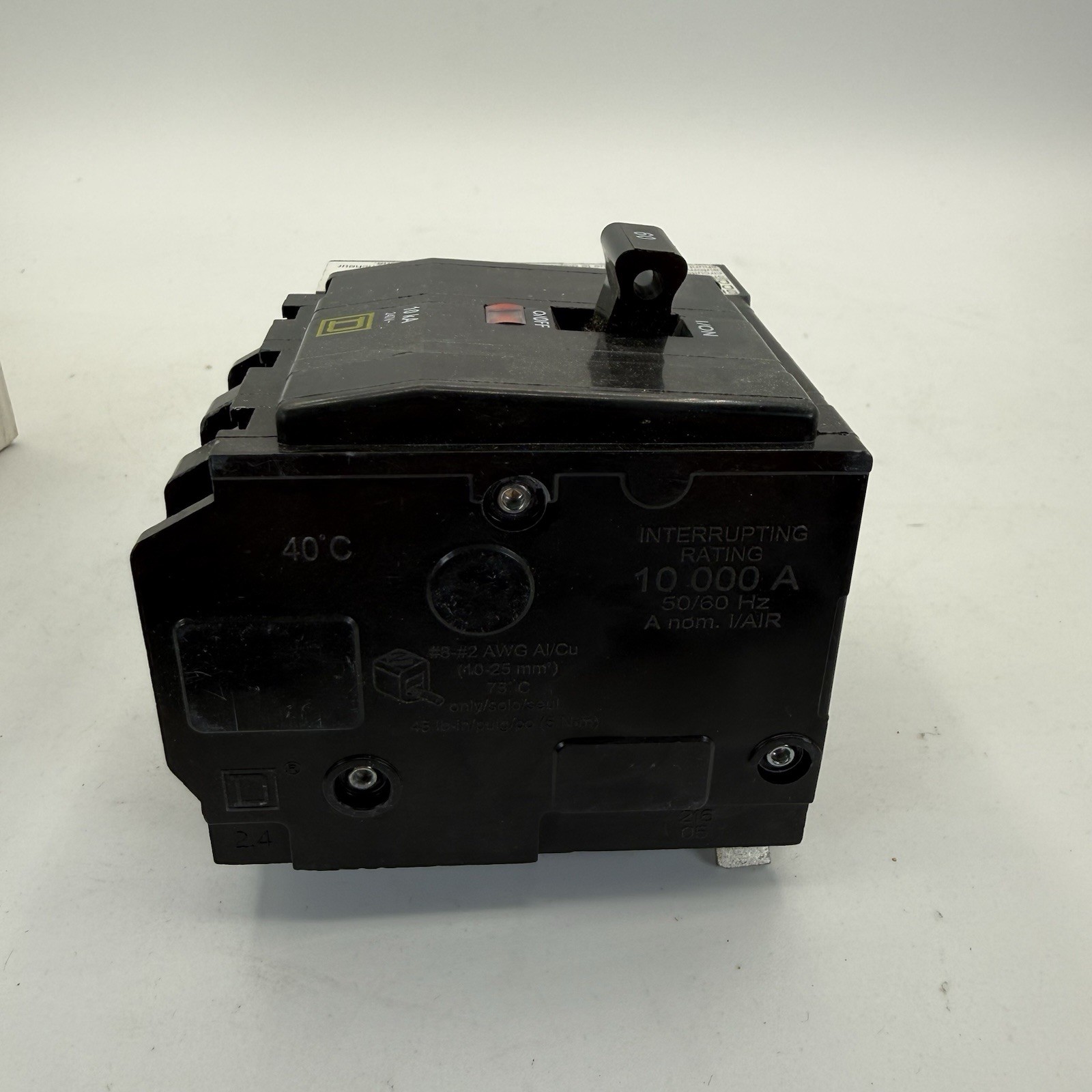 BRAND NEW – Square D QO3601021 60A 3-Pole 120/240V Shunt Trip Circuit Breaker