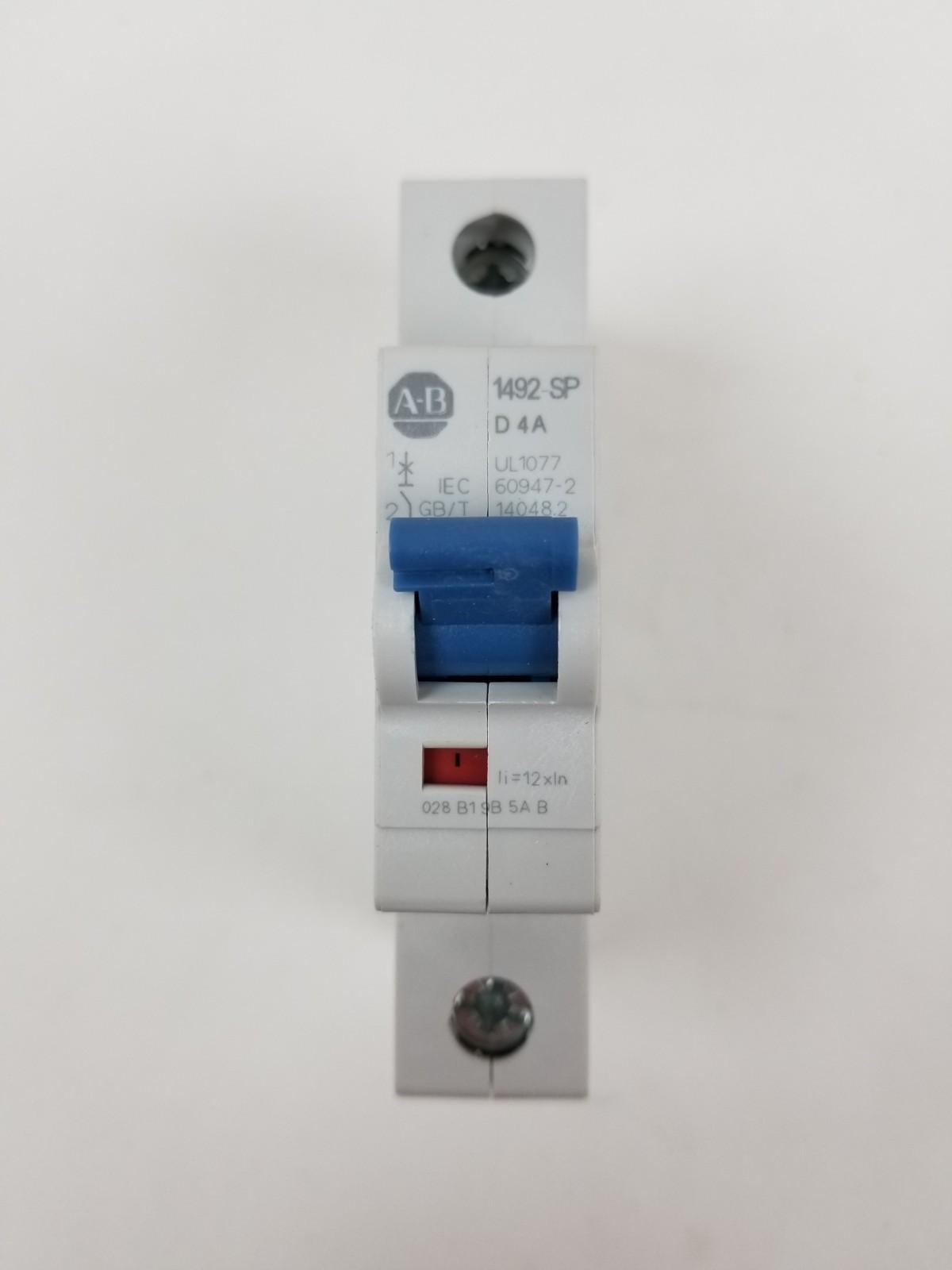 2 Allen-Bradley 1492-SPM1D040 Supplementary Protector 1-Pole 4A Trip Curve D NEW