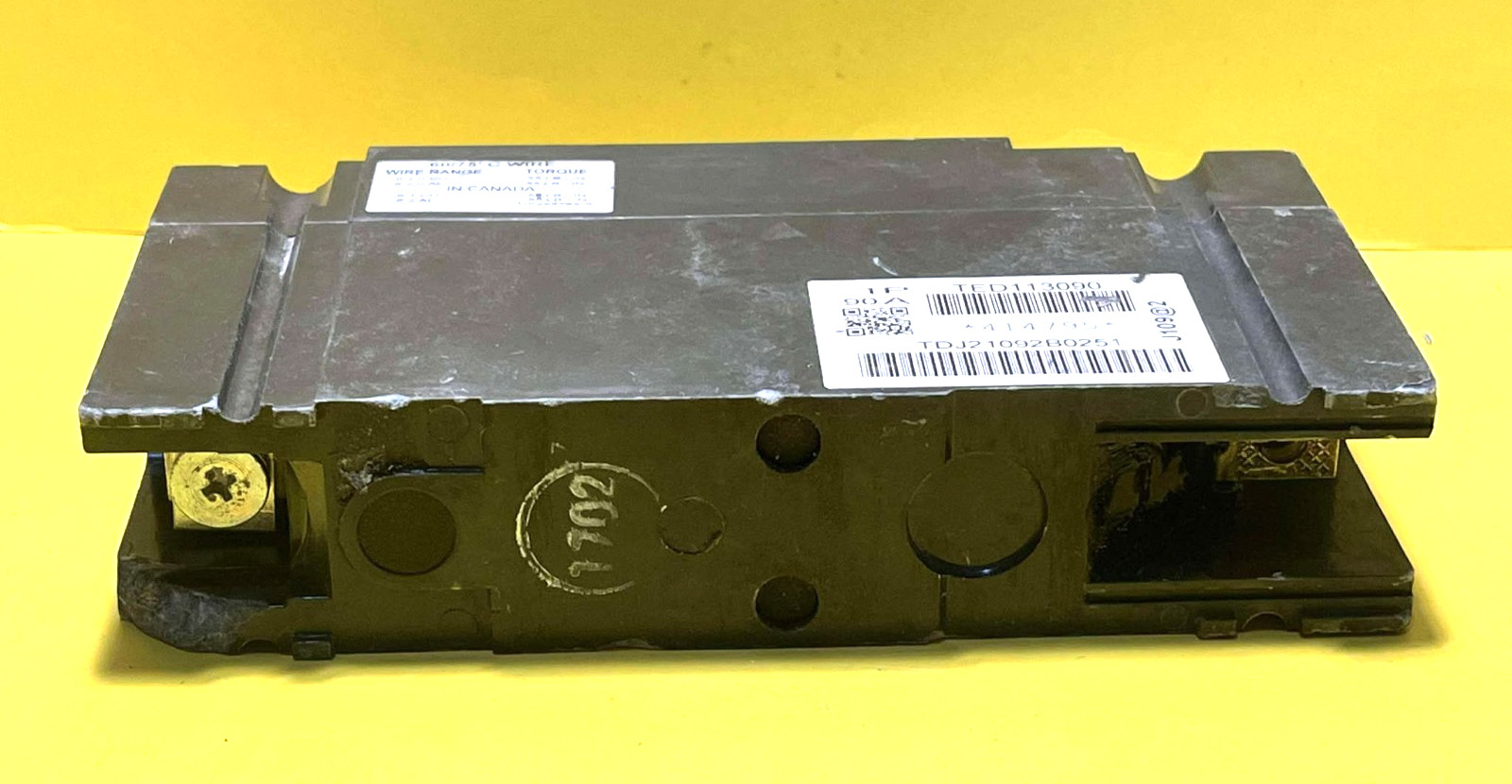 ⚡VIEW PHOTOS⚡GENERAL ELECTRIC GE TED113090 277VAC/125VDC 90A 1-P CIRCUIT BREAKER