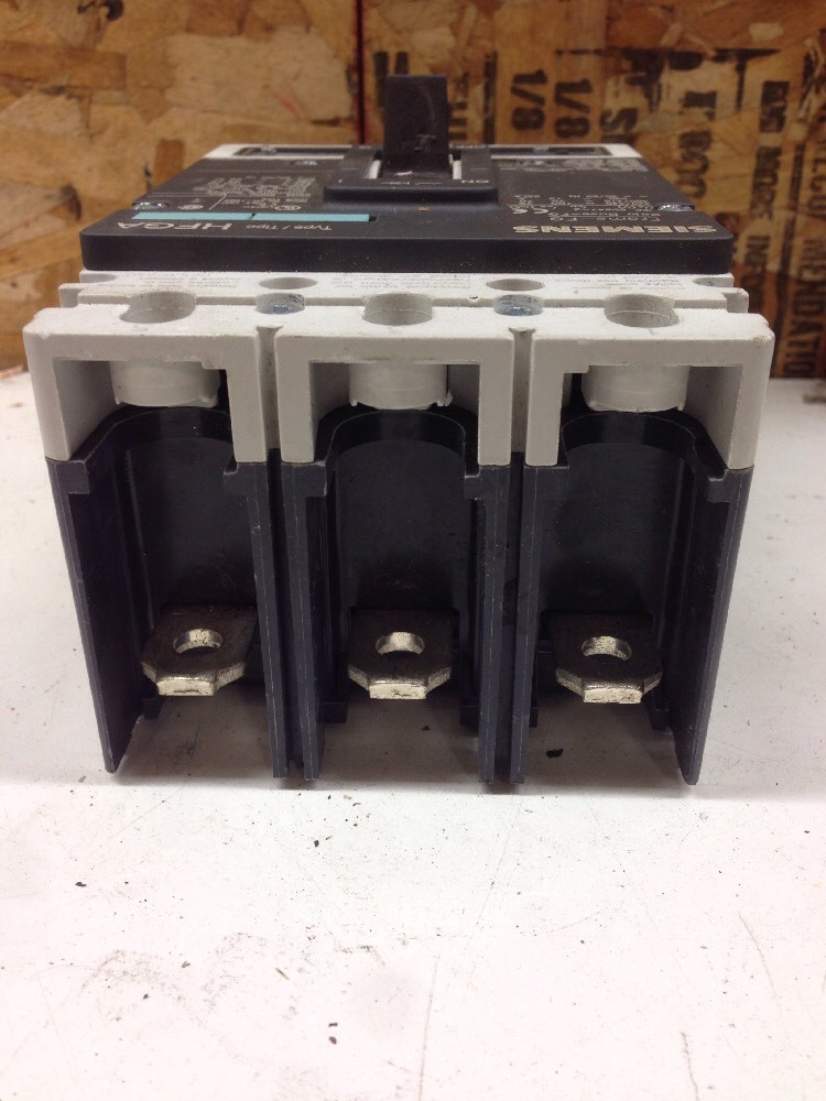 TESTED SIEMENS HFX3P250 3 POLE 600 VOLT 250 AMP LSI 65K USED