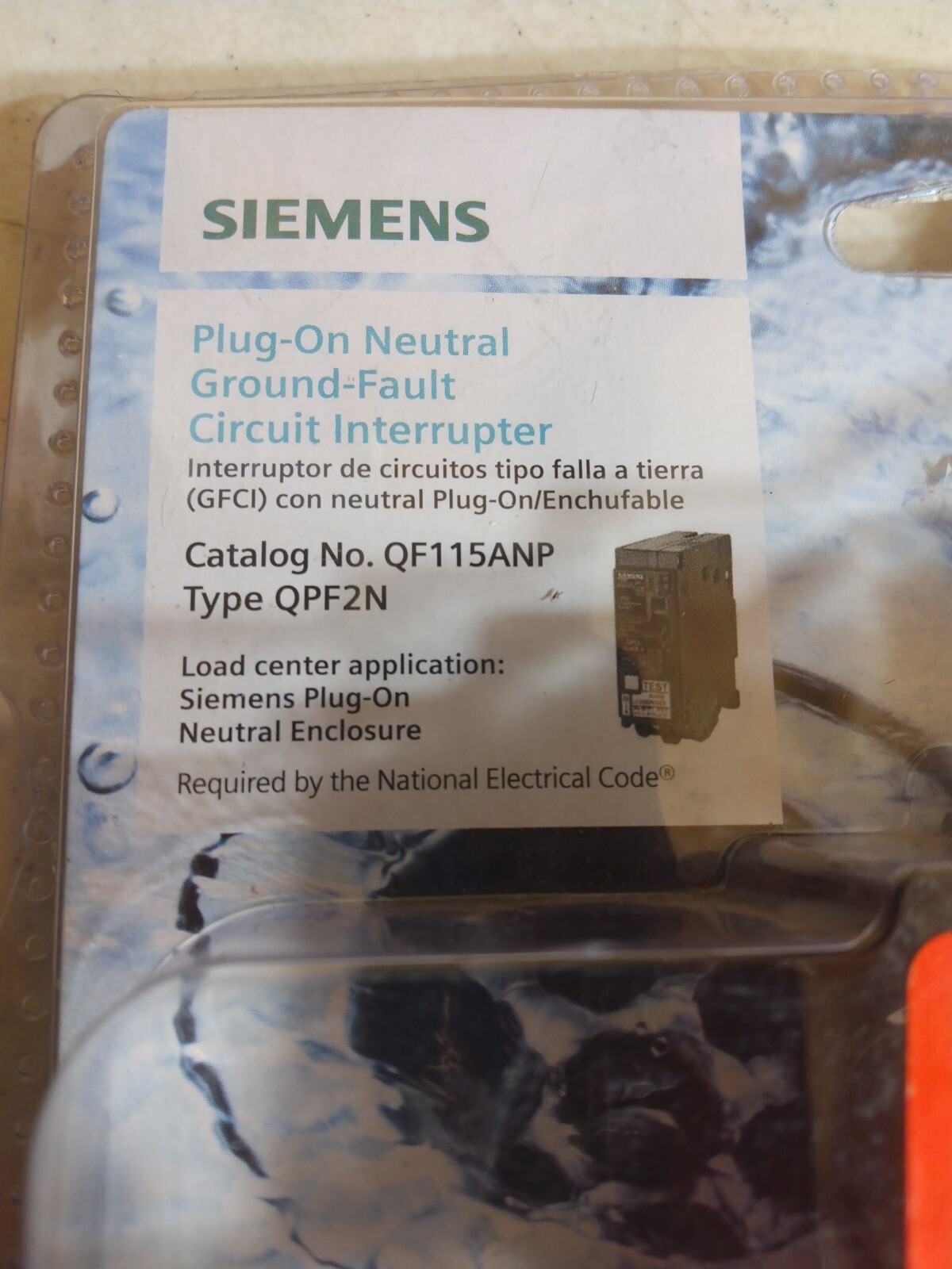 (Quantity 3) Siemens QF115ANP Single Pole GFCI Breaker – 15A, UL Listed