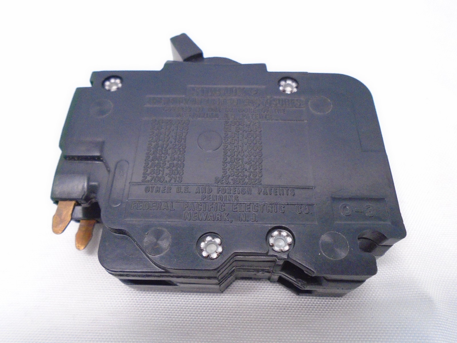 FPE Federal Pacific 20 Amp 2 Pole NC220 Stab-Lok Breaker Mini THIN NC