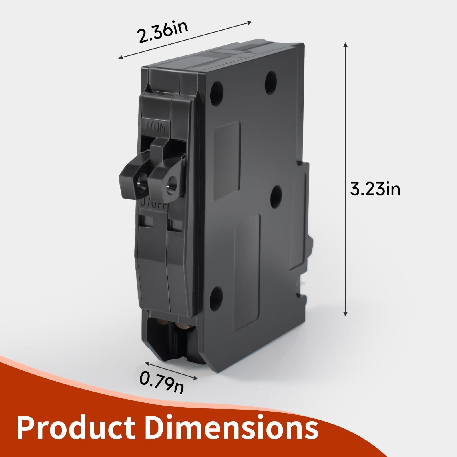 20A Tandem Mini Circuit Breaker 2 Pole 120/240VAC, Compatible with Load Centers