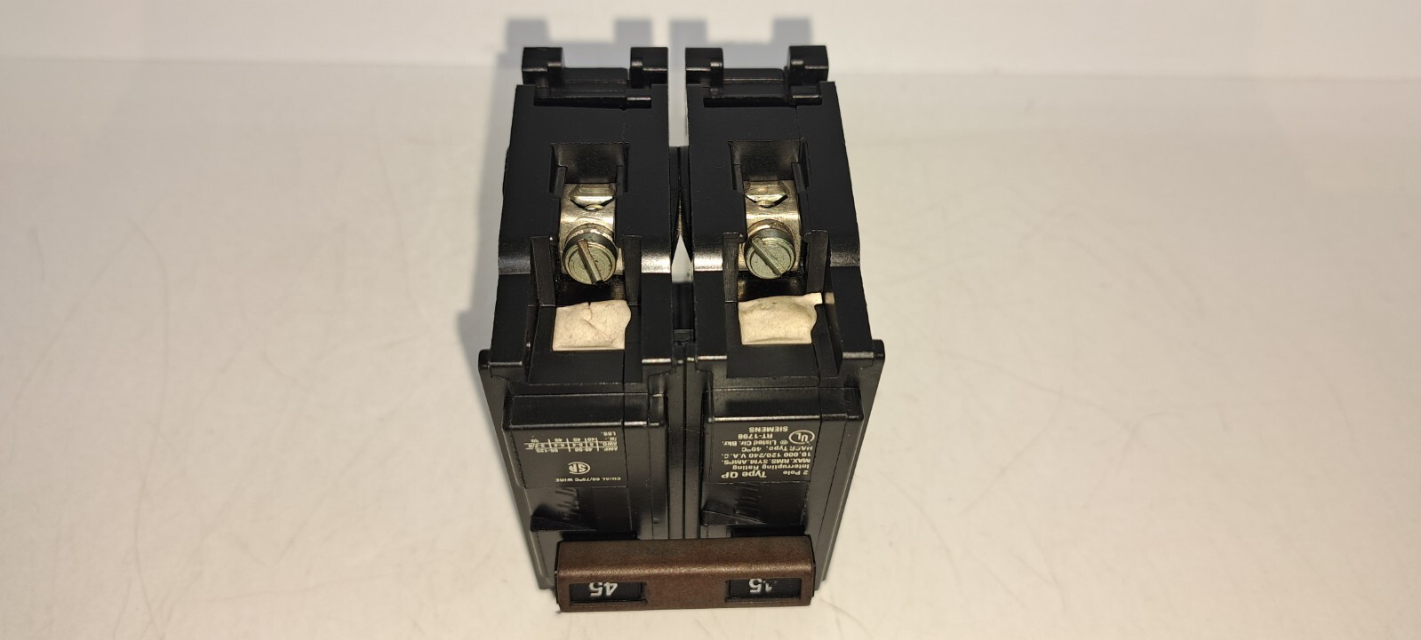 Siemens ITE Q245 45 Amp 2 Pole 120/240V Type QP Circuit Breaker