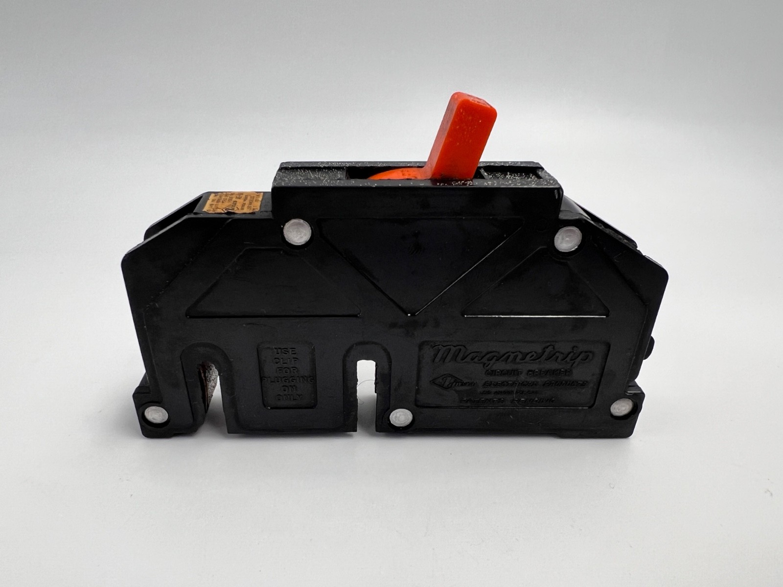 Zinsco Magnetrip 20 Amp 1 Pole Circuit Breaker 1P type T T20 T120 Orange Red