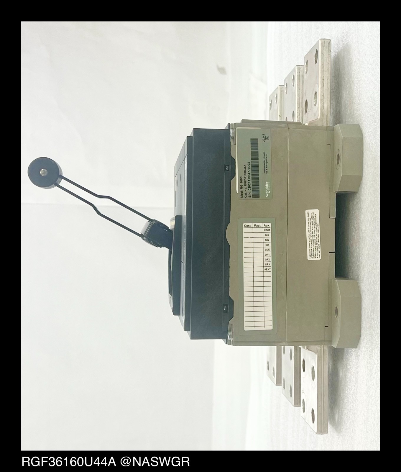 Square D PowerPact RG1600 Circuit Breaker – 1600 Amp – Tested/1Yr Warranty