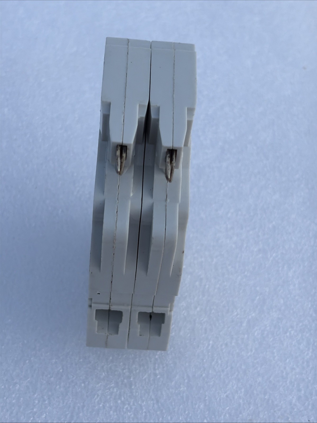 FPE Federal Pioneer Pacific 20A 2P NC220 Stab-Lok Breaker WHITE Mini THIN NC