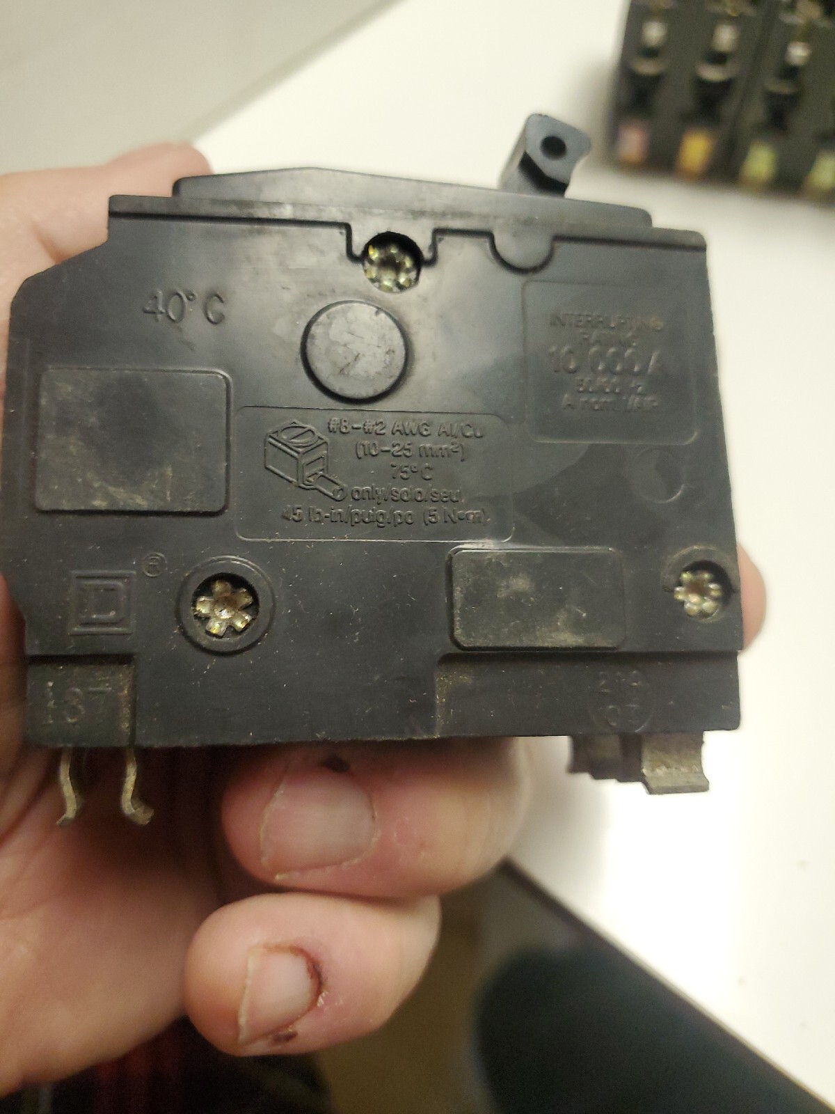 Square D QO250 2-Pole 50-Amp 120/240V Plug-In Circuit Breaker