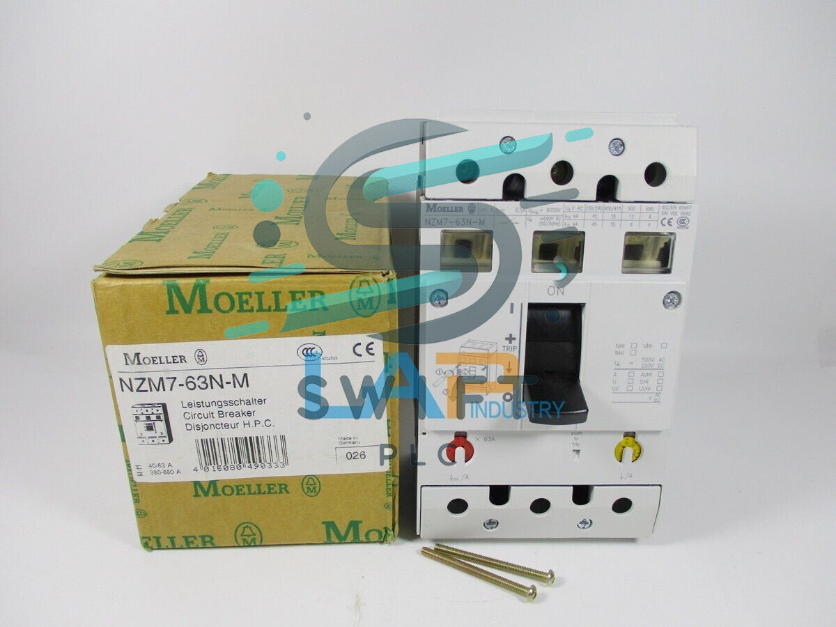 New EATON MOELLER Molded Case Circuit Breaker NZM7-63N-M