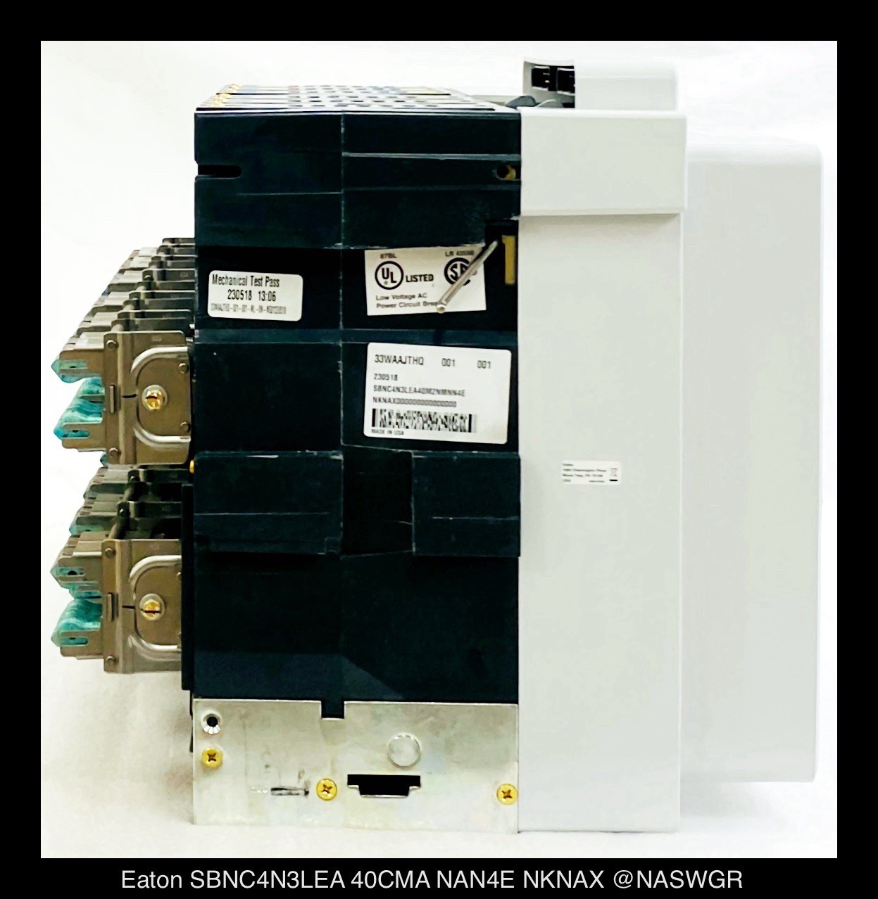 Eaton Magnum SB SBNC4N3LEA Circuit Breaker EO/DO – 4000A – Unused/Warranty