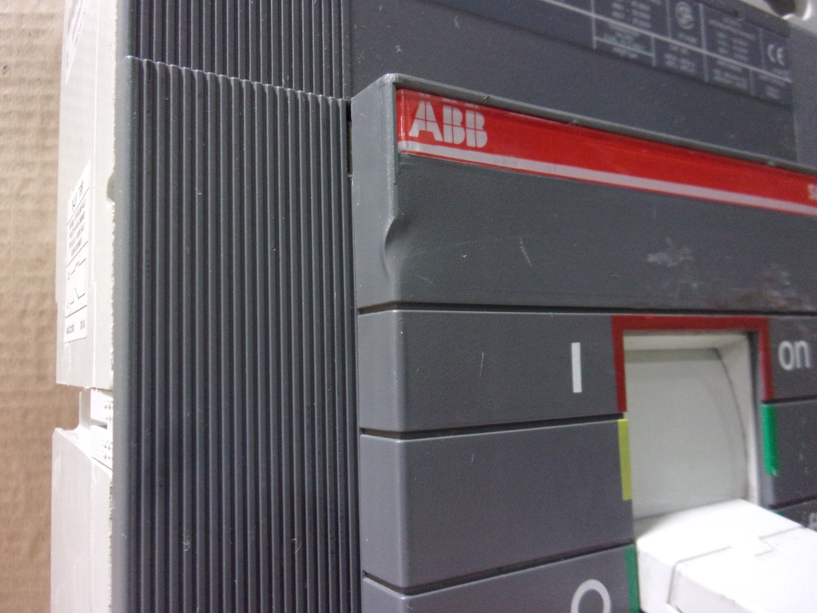 ABB S6N SACE S6 3 Pole 800 Amp 600V Shunt Trip & AUX Circuit Breaker Flawed #22