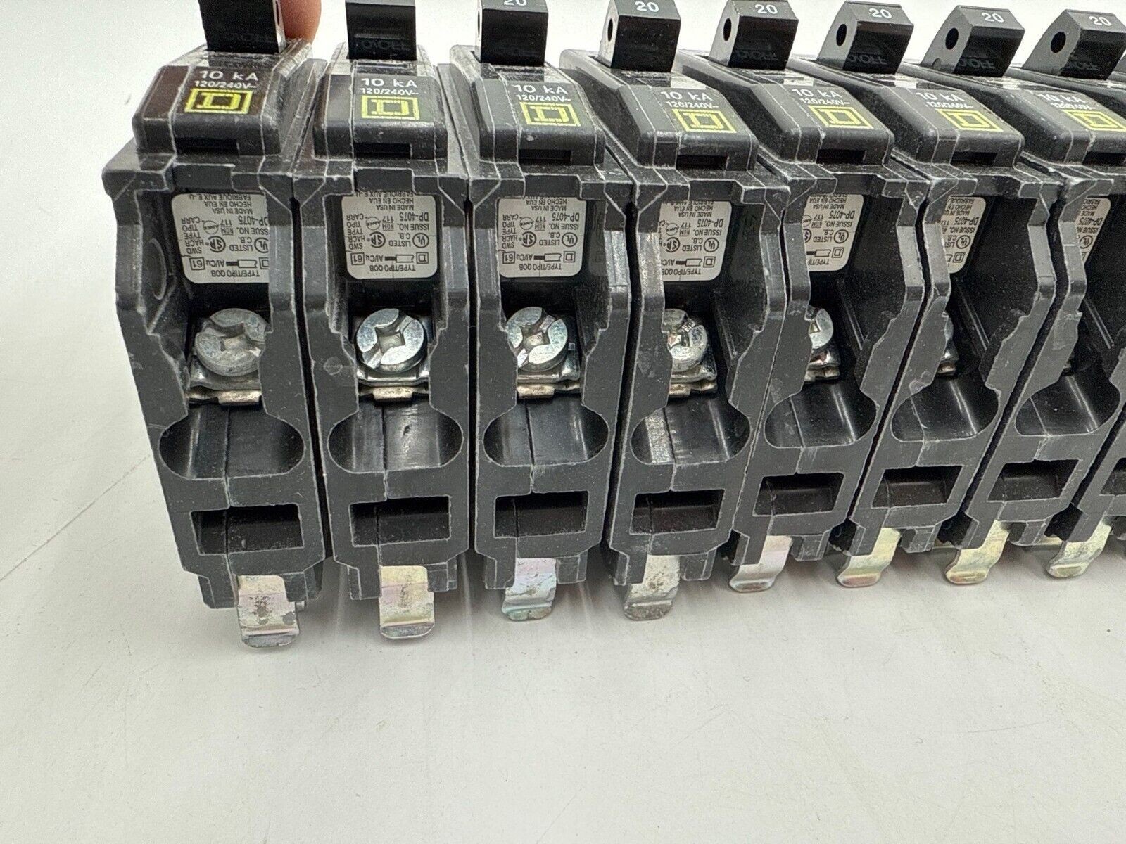 Square D QOB120 Circuit Breaker Used