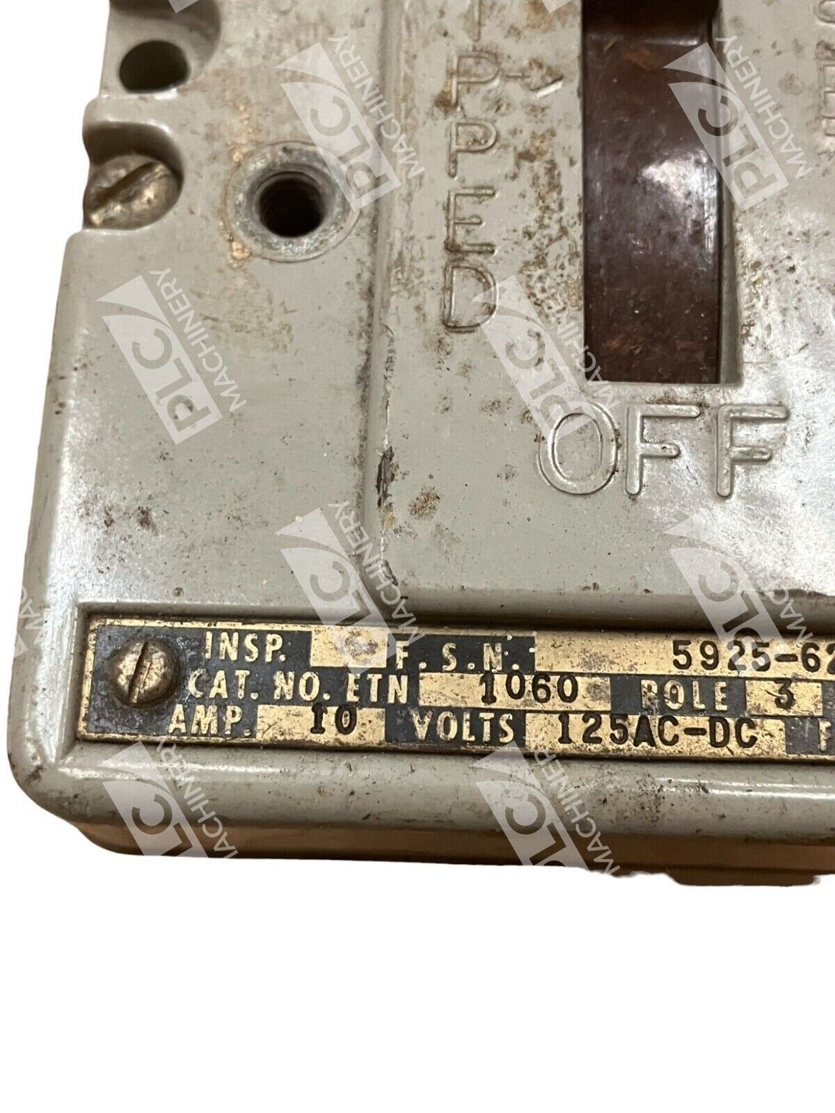 I-T-E ETN1060 Air Circuit Breaker 10A ALB5 5925-620-3967