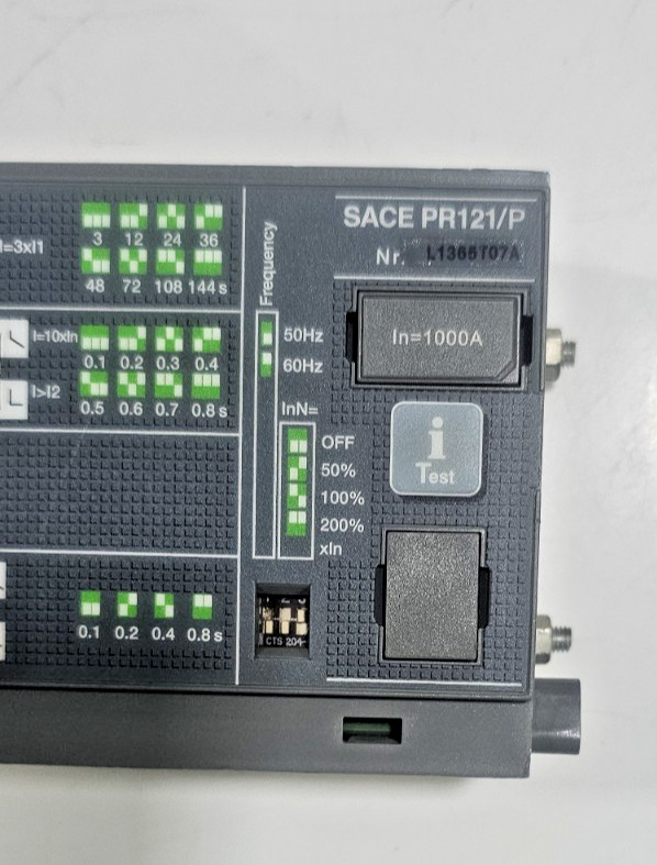 ABB SACE PR121/P POWER CIRCUIT BREAKER TRIP UNIT LSIG 1000A