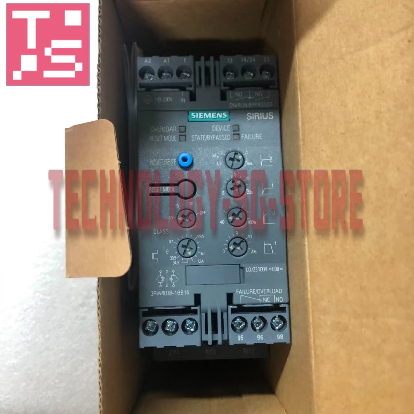 SIEMENS 3RW4038-1BB14 Soft Starter# 1pcs New In Box