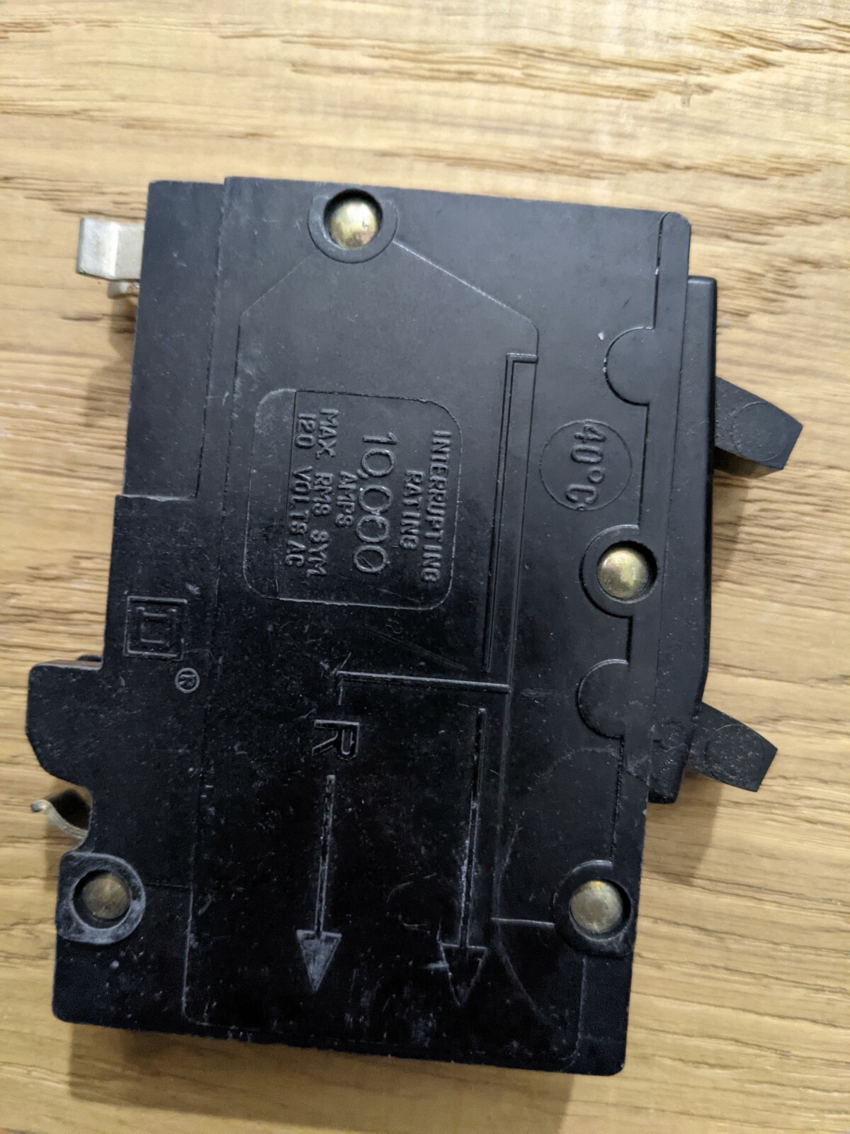 Square D QO1515CP Type QO Tandem Circuit Breaker, 120/240 VAC, 15/15 A, 1 P, 10