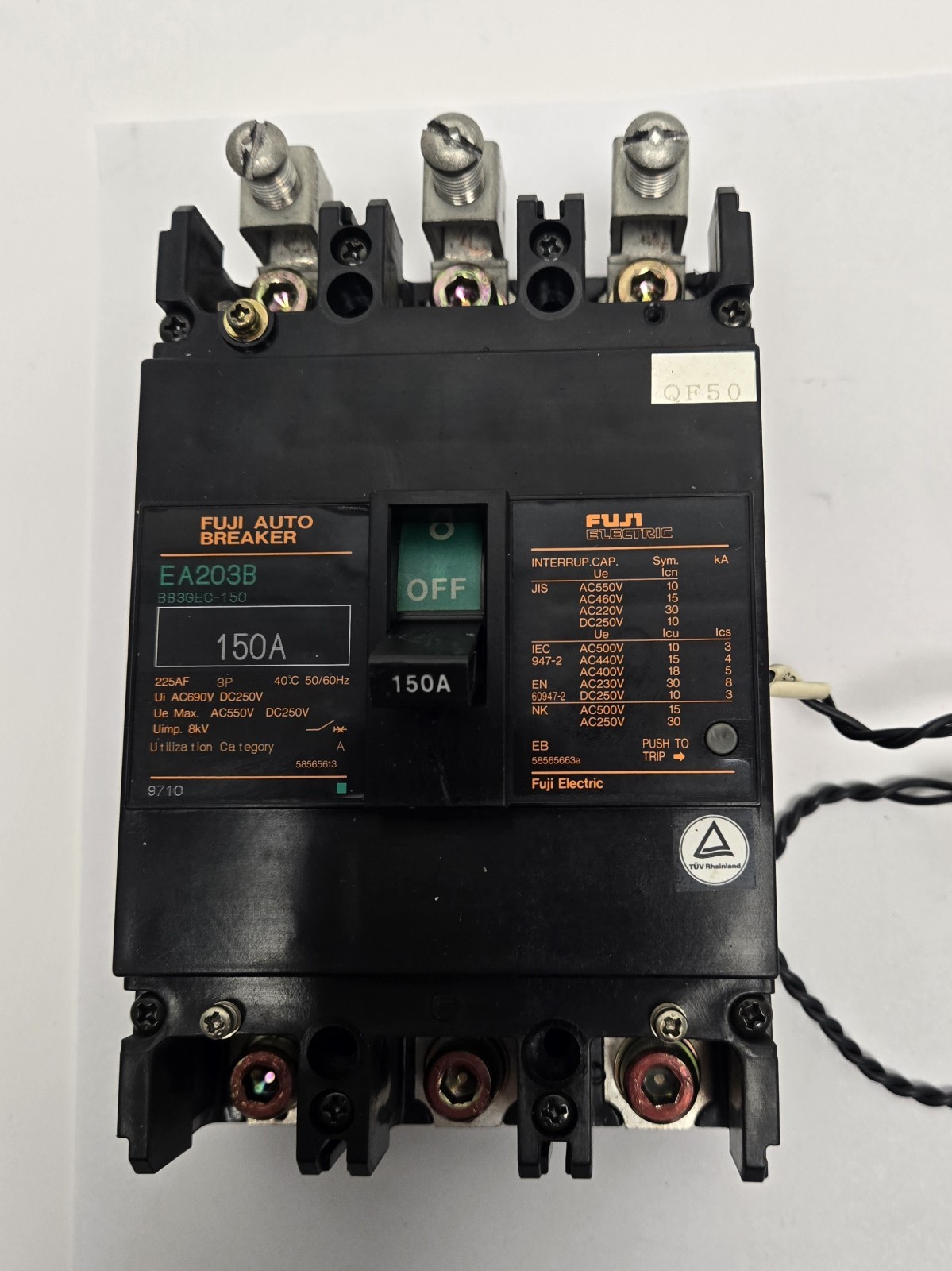 FUJI AUTO BREAKER EA203B. 150A.