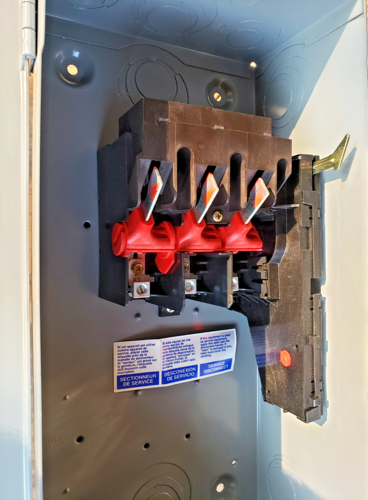 SQUARE D HU362 DISCONNECT SWITCH 60 AMP Non-Fused 600VAC (BRAND NEW)