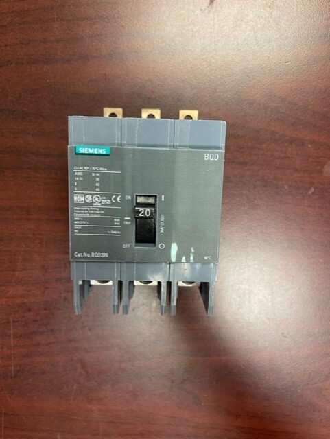 BQD320 BQD 3 Pole 20Amp 480Volt Bolt-On NEW IN BOX ITE Siemens Circuit Breaker