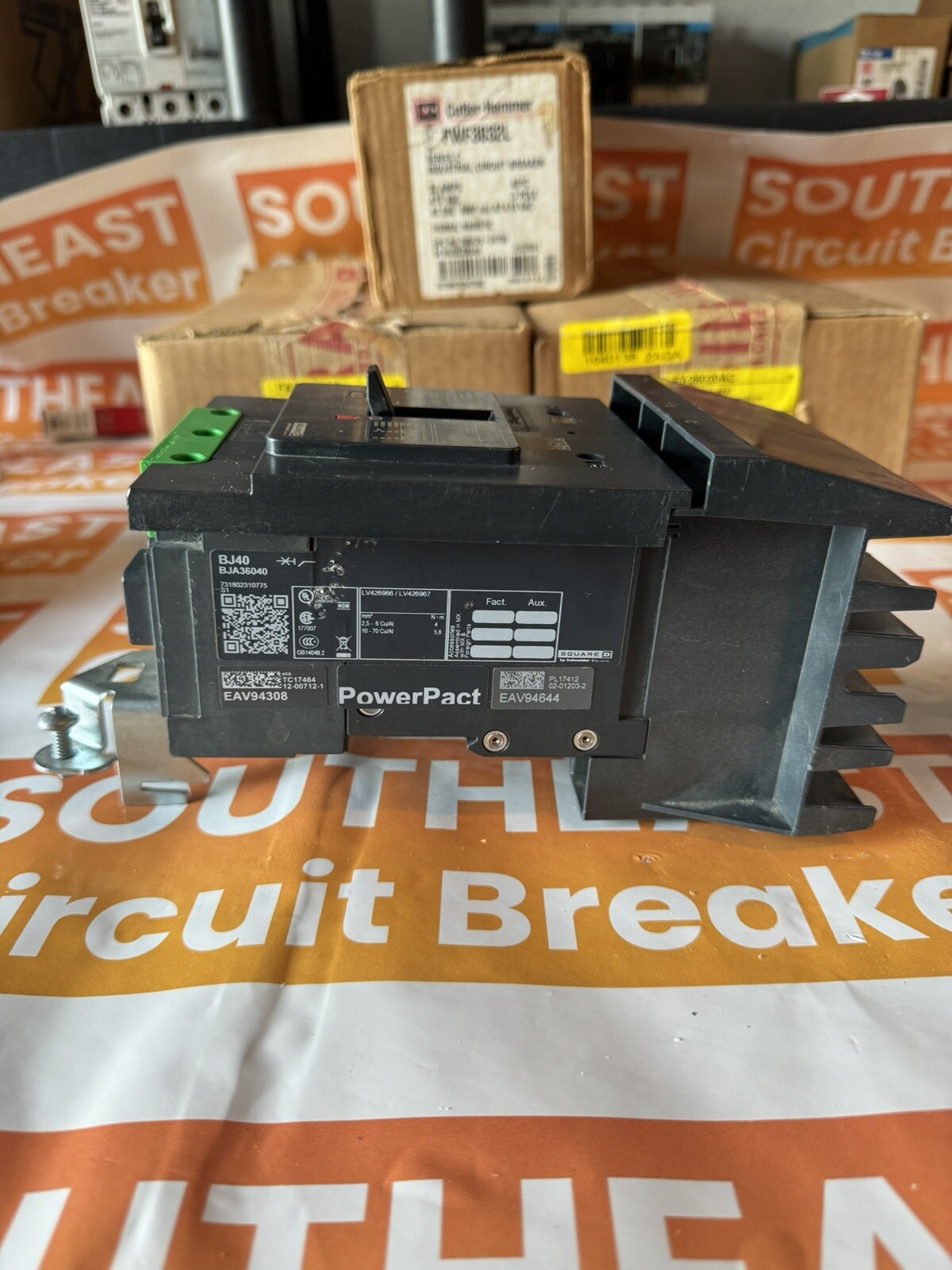 Square D PowerPack I-Line 600V 40A 3P BJA36040 Circuit Breaker