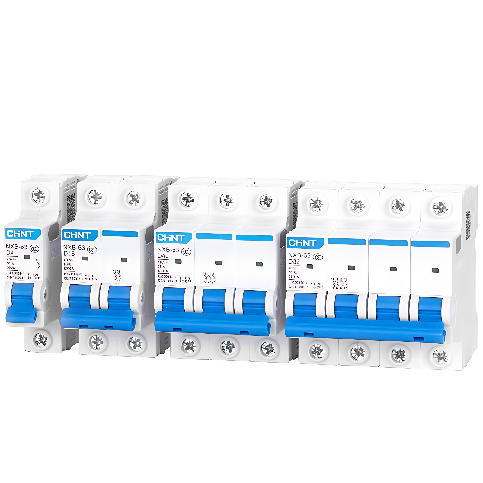 1A/2A/3A/4A/5A/6A/10A~125A 1/2/3/4/1P+N Pole NXB Circuit Breaker Fuse Air Switch