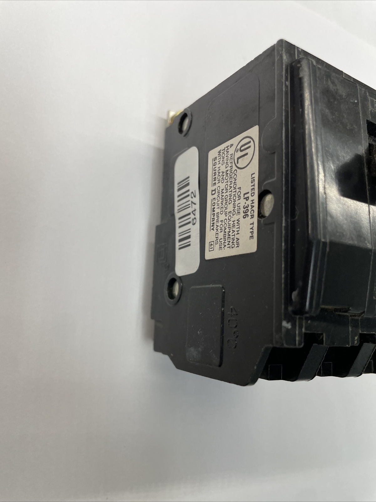 Square D QOB360 3 Pole 240V 10kA 60A Bolt On HACR Type Circuit Breaker