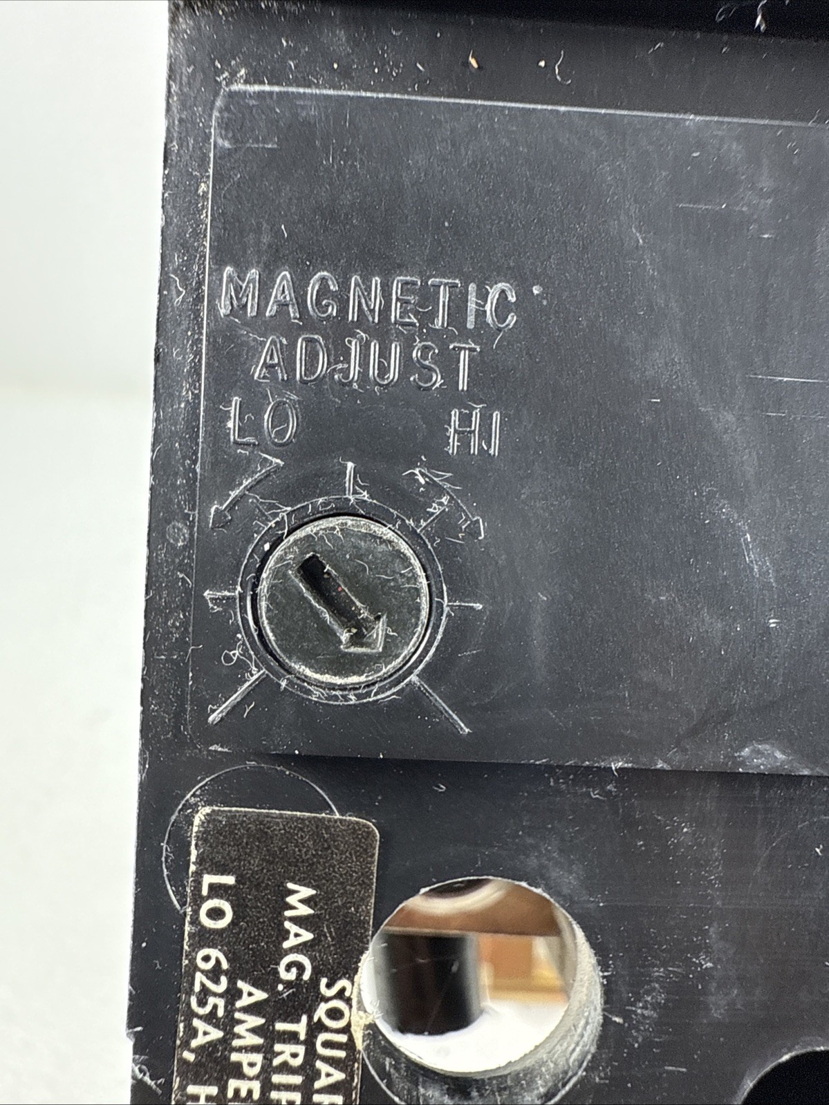 Square D KA36125 molded case circuit breaker. 600V AC and 250V DC