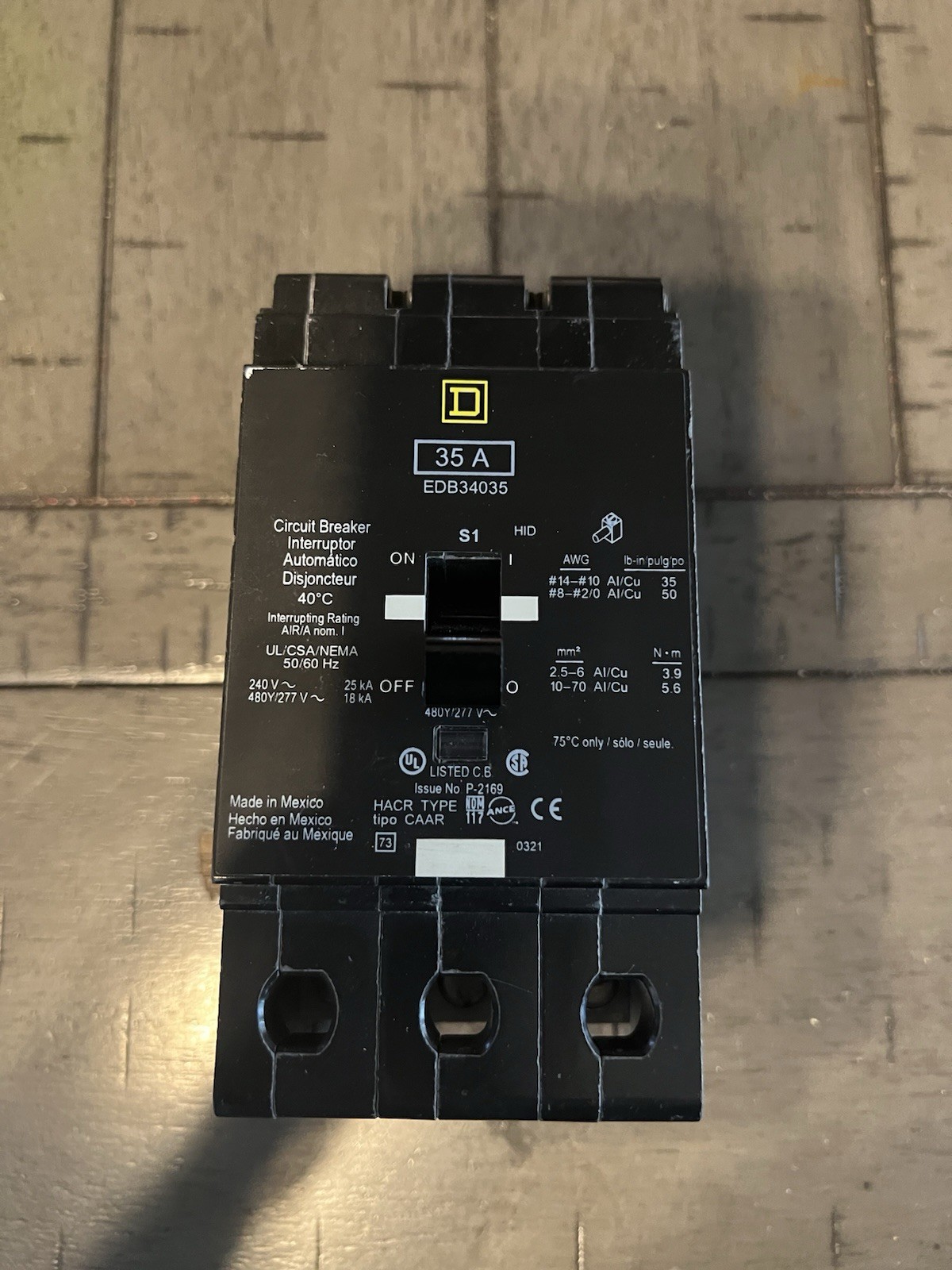 Square D EDB34035
