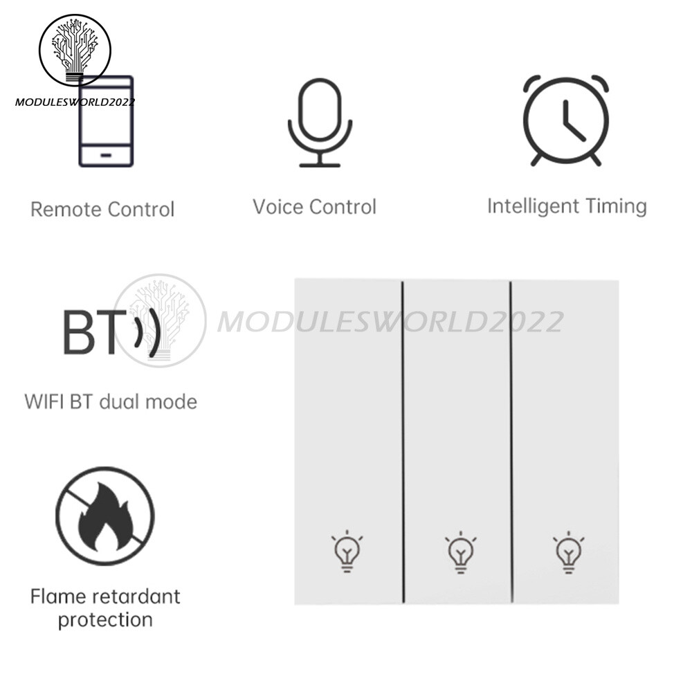 DH-315 Ewelink WiFi Smart Switch Light Control Panel Remote Control Wall Switch