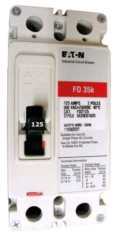 FD2125L – Eaton / Cutler-Hammer – Seller Reconditioned