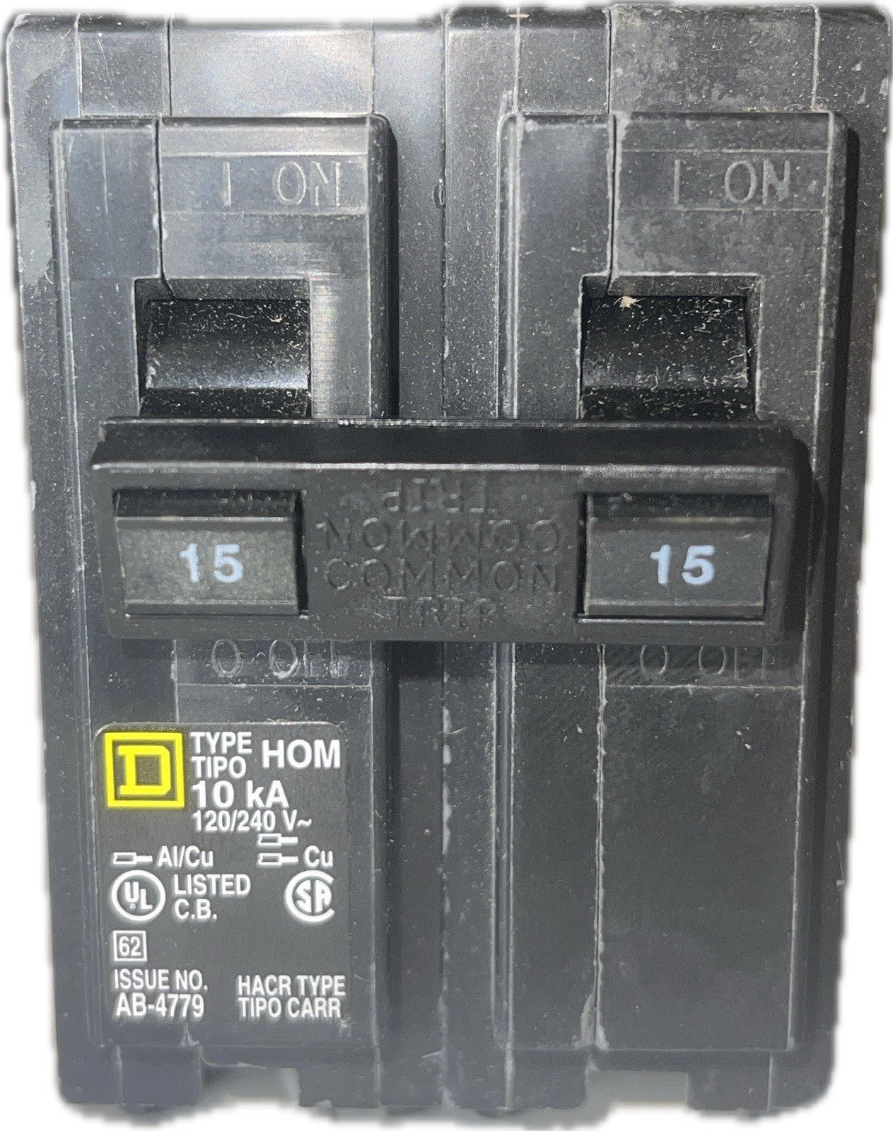 Square D HOM215CP 15 A Miniature Circuit Breaker