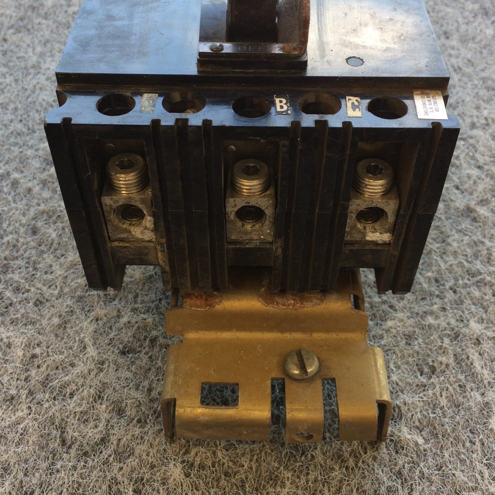 Square D FA36100 3 Pole 100 Amp 600 V I-Line Circuit Breaker Excellent Condition