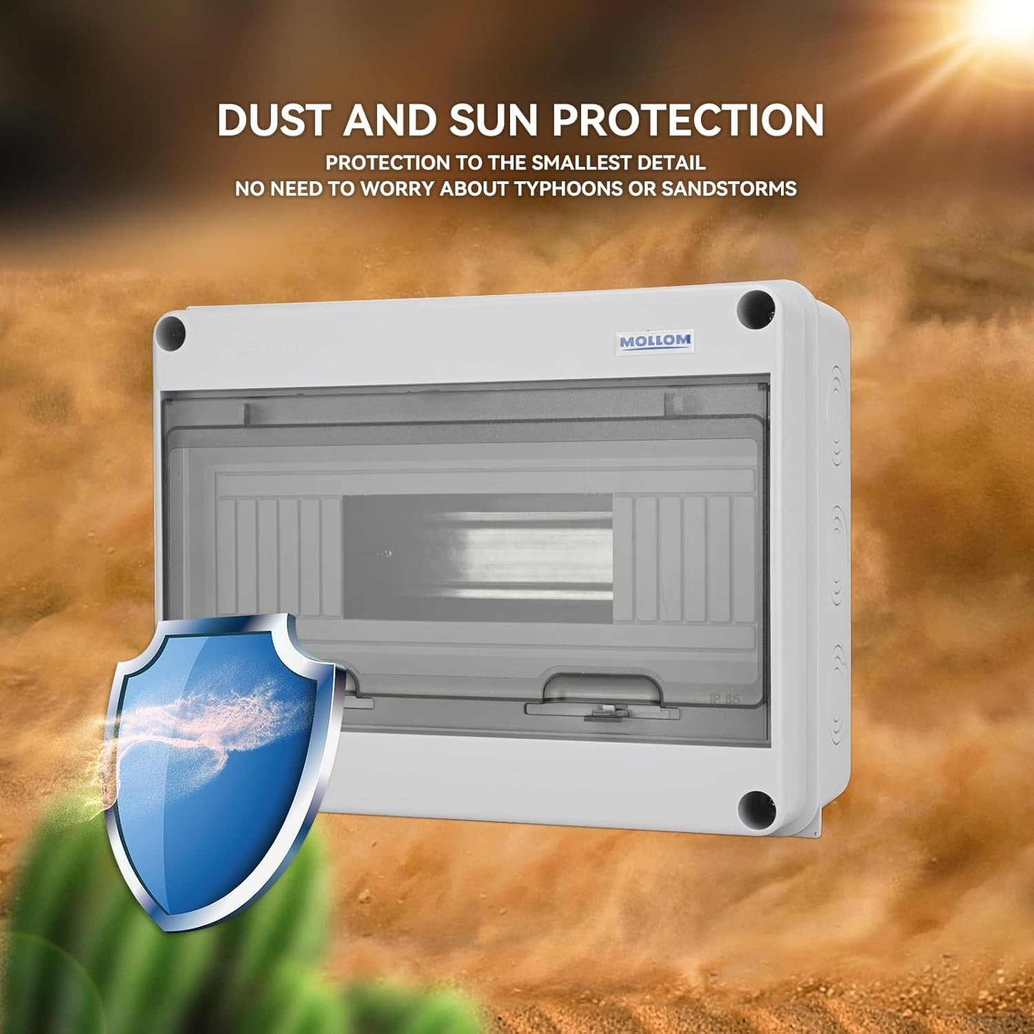 DIN Rail Distribution Protection Box | Impact Resistant