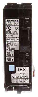 COMB AFCI/GFCI 20A SP