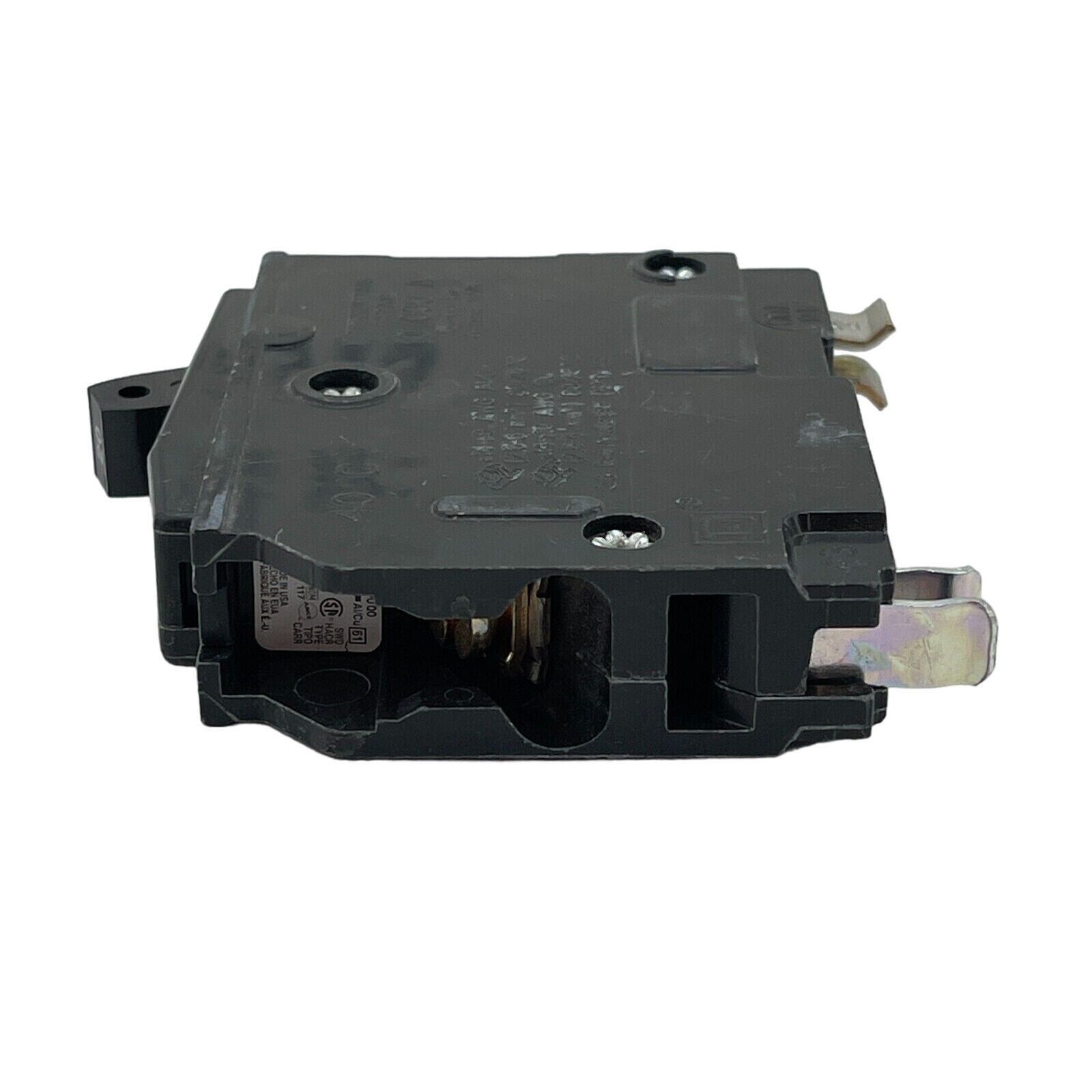 Square D Miniature Circuit Breaker, Plug-On, 1Pole, 120/240VAC – 10k AIR