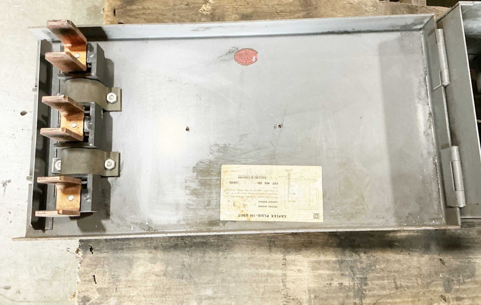Square D SD9344 Fusible Bus Plug 200A 575AC HP 50 3PH 3W